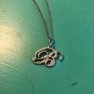 “B” Juicy Couture Initial Necklace 18”